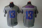 Jerseys Factory Cheap Nike Bills #13 Steve Johnson Grey Shadow M