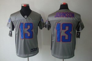 Jerseys Factory Cheap Nike Bills #13 Steve Johnson Grey Shadow M