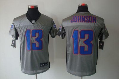 Jerseys Factory Cheap Nike Bills #13 Steve Johnson Grey Shadow M