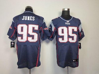 Jerseys Factory Cheap Nike Patriots #95 Chandler Jones Navy Blue