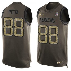 Jerseys Factory Cheap Nike Ravens #88 Dennis Pitta Green Men's S