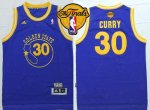 Jerseys Factory Cheap Warriors #30 Stephen Curry Blue New Throwb