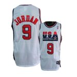Jerseys Factory Cheap Olympic 9# Michael Jordan White Stitched N