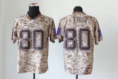 Jerseys Factory Cheap Nike Giants #80 Victor Cruz Camo USMC Men'