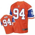 Jerseys Factory Cheap Nike Broncos #94 DeMarcus Ware Orange Thro