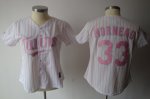 Jerseys Factory Cheap Twins #33 Justin Morneau White Pink Number