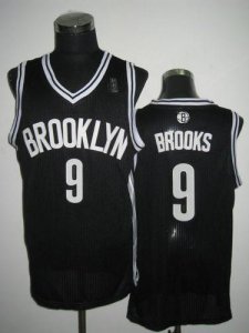Jerseys Factory Cheap Nets #9 MarShon Brooks Black Road Embroide