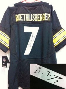 Jerseys Factory Cheap Nike Steelers #7 Ben Roethlisberger Black