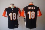 Jerseys Factory Cheap Nike Bengals #18 A.J. Green Black Team Col
