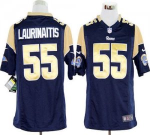Jerseys Factory Cheap Nike Rams #55 James Laurinaitis Navy Blue
