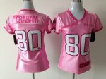 Jerseys Factory Cheap Nike Saints #80 Jimmy Graham New Pink Wome