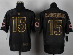 Jerseys Factory Cheap Nike Bears #15 Brandon Marshall Black Gold