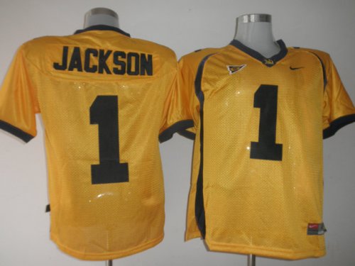 Jerseys Factory Cheap Golden Bears #1 DeSean Jackson Gold Embroi