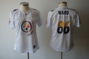 Jerseys Factory Cheap Steelers #86 Hines Ward White 2011 Women's