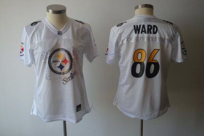 Jerseys Factory Cheap Steelers #86 Hines Ward White 2011 Women's
