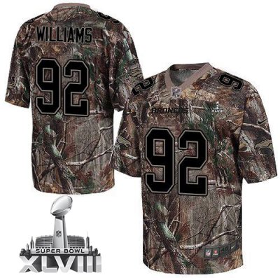 Jerseys Factory Cheap Nike Broncos #92 Sylvester Williams Camo S