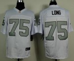 Jerseys Factory Cheap Nike Raiders #75 Howie Long White Silver N