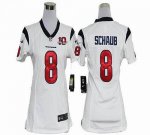 Jerseys Factory Cheap Nike Texans #8 Matt Schaub White With 10th