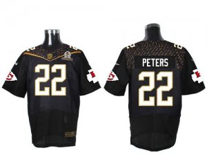 Jerseys Factory Cheap Nike Chiefs #22 Marcus Peters Black 2016 P