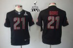 Jerseys Factory Cheap Nike 49ers #21 Frank Gore Black Impact Sup