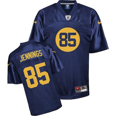 Jerseys Factory Cheap Nike Packers #85 Greg Jennings Navy Blue S