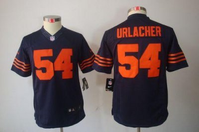 Jerseys Factory Cheap Nike Bears #54 Brian Urlacher Navy Blue Yo