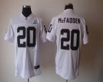 Jerseys Factory Cheap Nike Raiders #20 Darren McFadden White Wit
