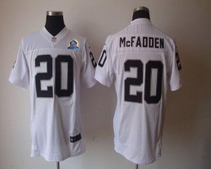 Jerseys Factory Cheap Nike Raiders #20 Darren McFadden White Wit