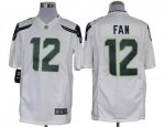 Jerseys Factory Cheap Nike Seahawks #12 Fan White Men's Embroide
