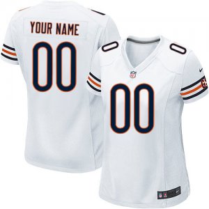 Jerseys Factory Cheap Nike Chicago Bears Customized White Embroi