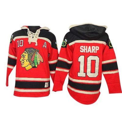 Jerseys Factory Cheap Blackhawks #10 Patrick Sharp Red Sawyer Ho