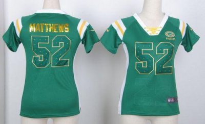 Jerseys Factory Cheap Nike Packers #52 Clay Matthews Green Women