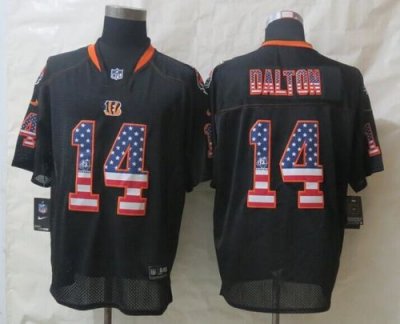 Jerseys Factory Cheap Nike Bengals #14 Andy Dalton Black Men's S