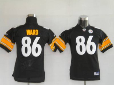 Jerseys Factory Cheap Steelers #86 Hines Ward Black Embroidered