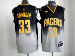 Jerseys Factory Cheap Pacers #33 Danny Granger Black/Grey Fadeaw