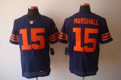 Jerseys Factory Cheap Nike Bears #15 Brandon Marshall Navy Blue