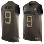 Jerseys Factory Cheap Nike Cowboys #9 Tony Romo Green Men's Stit