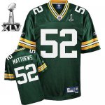 Jerseys Factory Cheap Packers #52 Clay Matthews Green Super Bowl