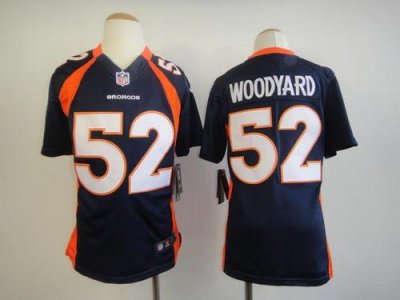 Jerseys Factory Cheap Nike Broncos #52 Wesley Woodyard Blue Alte