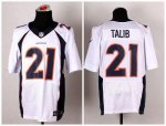 Jerseys Factory Cheap Nike Broncos #21 Aqib Talib White Men's St
