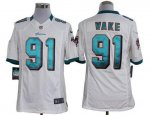 Jerseys Factory Cheap Nike Dolphins #91 Cameron Wake White Men's