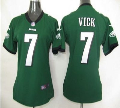 Jerseys Factory Cheap Nike Eagles #7 Michael Vick Midnight Green