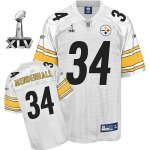 Jerseys Factory Cheap Steelers #34 Rashard Mendenhall White Supe