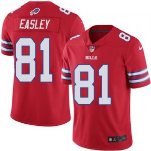 Jerseys Factory Cheap Nike Bills #81 Marcus Easley Red Men's Sti