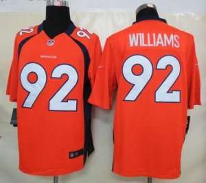 Jerseys Factory Cheap Nike Broncos #92 Sylvester Williams Orange