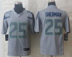 Jerseys Factory Cheap Nike Seahawks #25 Richard Sherman Grey Alt