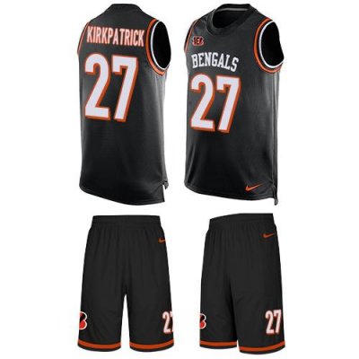 Jerseys Factory Cheap Nike Bengals #27 Dre Kirkpatrick Black Tea