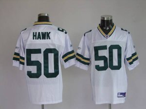 Jerseys Factory Cheap Packers #50 A.J. Hawk White Stitched NFL J