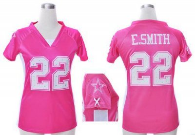 Jerseys Factory Cheap Nike Cowboys #22 Emmitt Smith Pink Draft H
