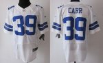 Jerseys Factory Cheap Nike Cowboys #39 Brandon Carr White Men's